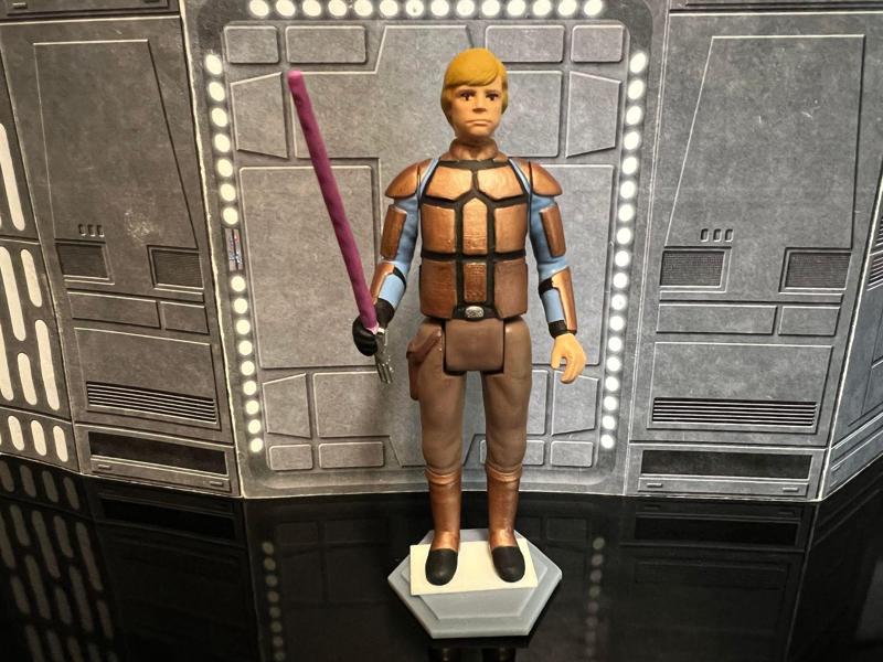 STAR WARS LUKE SKYWALKER, THE EPIC CONTINUES, UNPRODUCED KENNER ACTION FIGURE, 3.75", 1/18, 5POA