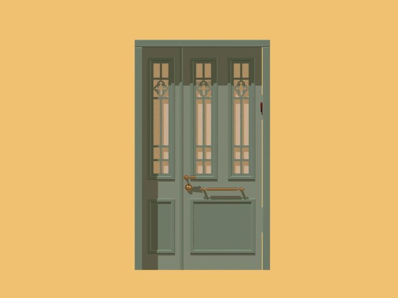 Miniature Door | 1/12 Scale Door | Door Dollhouse