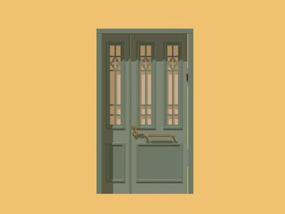 Miniature Door | 1/12 Scale Door | Door Dollhouse