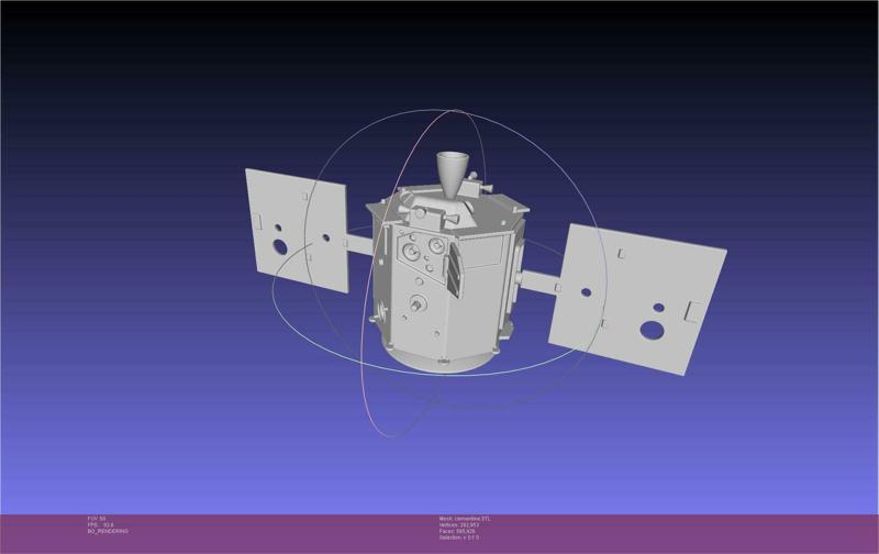NASA Clementine Printable Model