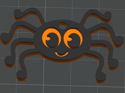 Cute  Happy Halloween Spiders
