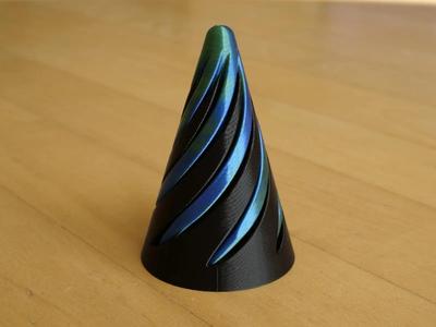 spiral cone fidget model
