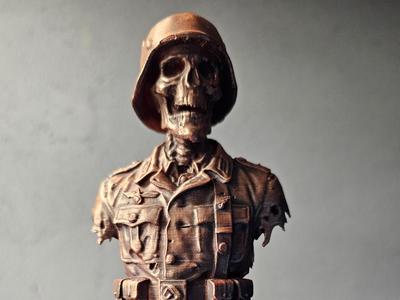 WW 2 German Soldier Bust