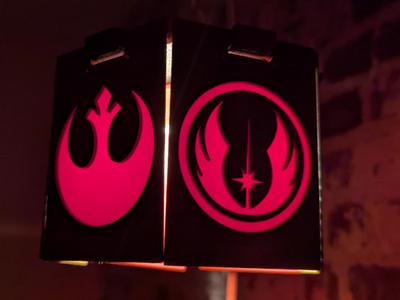 Star Wars Pendant with customized sides