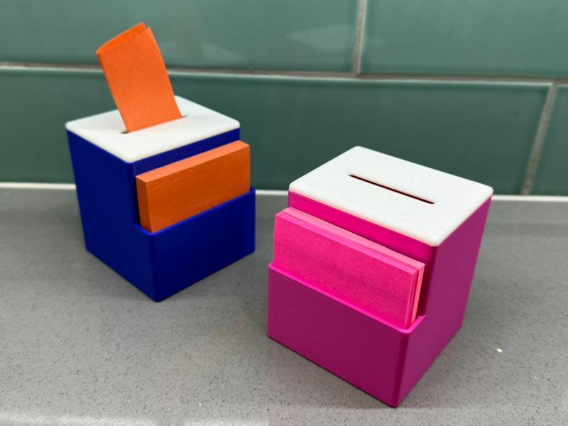 Post-it Note Worry Box