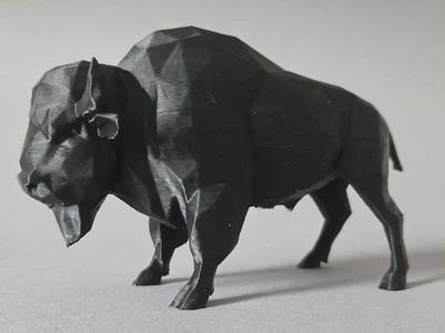 Low Poly Bison