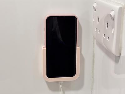 phone wall mount holder