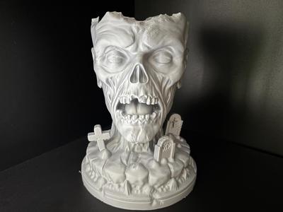 Zombie Head Graveyard – Pen Holder/ Candy Bowl