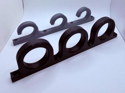 Wall/Ceiling Fishing Rod Holders, Larger Diameter 