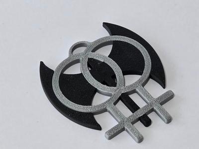 Dyke March London based logo (lesbian&dyke symbol)