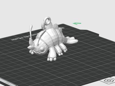 Scrap Mechanic Axolotl Keychain