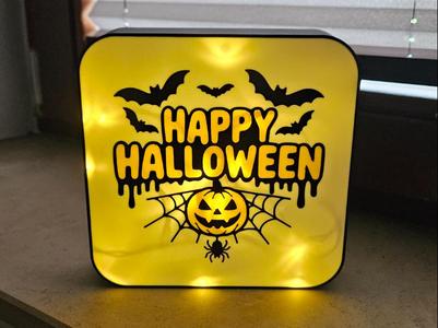 Halloween Lightbox – Decoration for the spooky season!