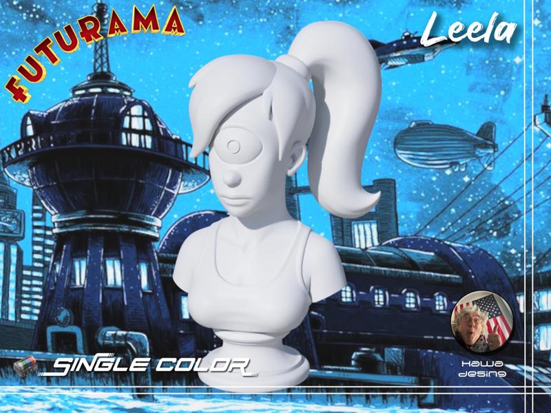 Bust of Leela (Futurama)