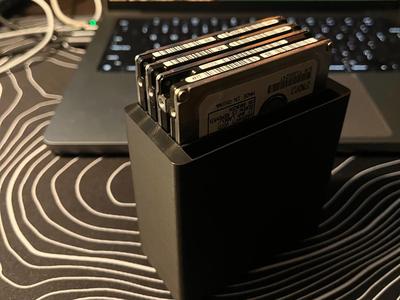 SATA Laptop Drive Gridfinity Holder 2x1