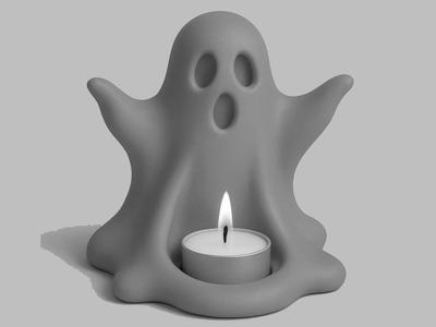 Little Ghost Tealight Holder - Halloween Tealight