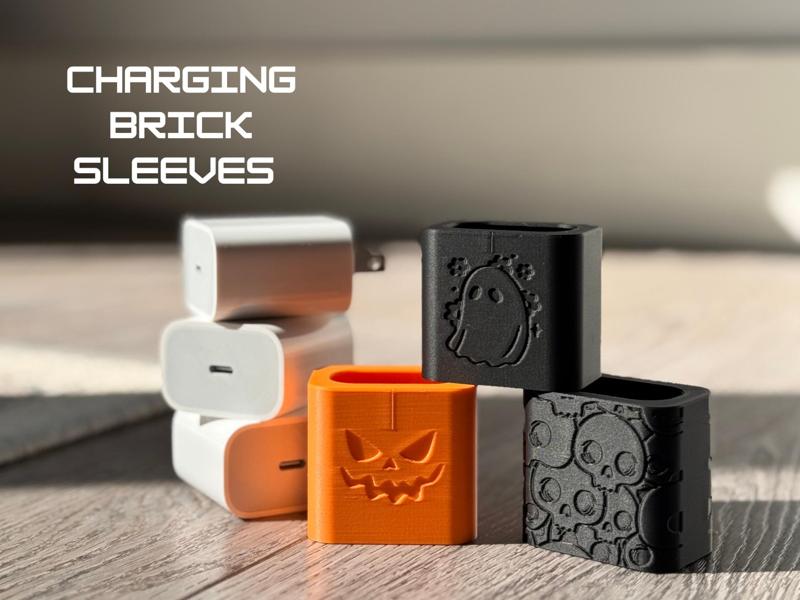halloween themed charging brick sleeves