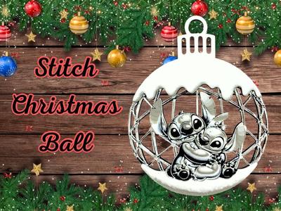 Stitch Christmas ball