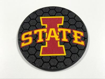 Iowa State Cyclones Hex Coaster