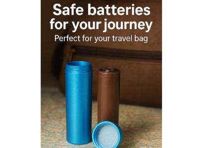 18650 Battery Case – Screw-Lid Safety Holder