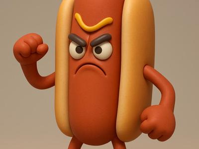 Angry Hotdog