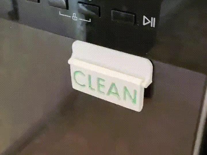 Dishwasher Dirty/Clean Automatic Sign