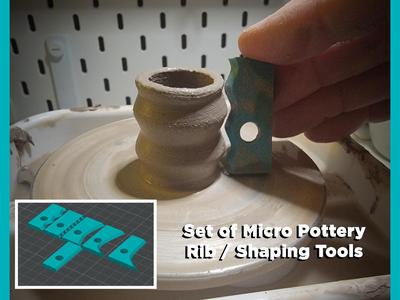 Micro Pottery Rib / Shaping Tools