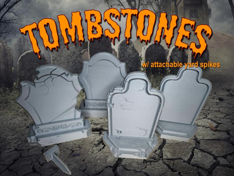 Graveyard Tombstones Halloween Decoration