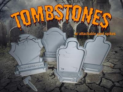 Graveyard Tombstones Halloween Decoration