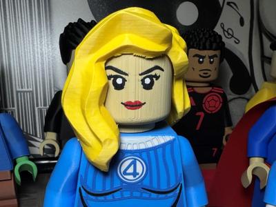 Invisible Woman FF4 First Steps Jumbo 8 1/4" tall