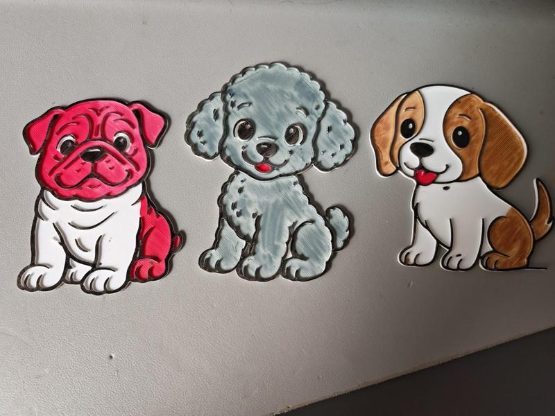 Cute Puppy Coloring Set