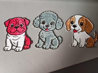 Cute Puppy Coloring Set