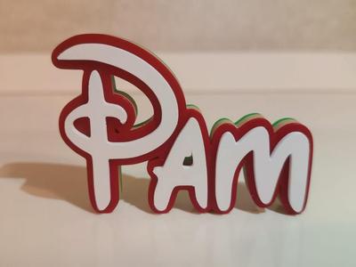 Disney Name Sign Pam