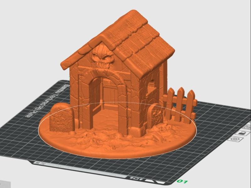 Zombie Graveyard Barn