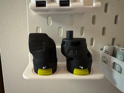Ryobi 4v USB Lithium Multi-Head kit Skadis holder