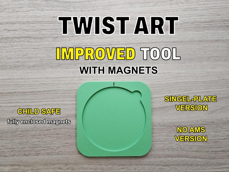 Twist Art Improved Tool (with magnets)