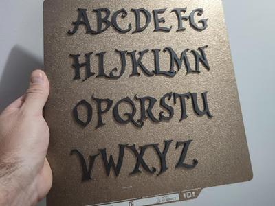 Alphabet of the Chamber of Secrets