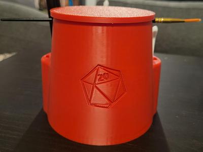 Lid for V2! Miniatures Paint Brush Cleaning Pot 