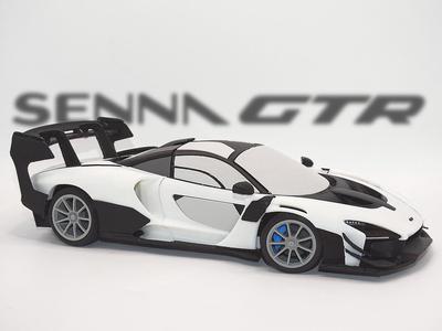 McLaren Senna GTR w/ Steering Wheel 1:19 Scale