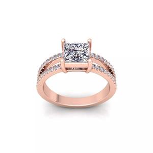 Woman Engagement Ring 3d Model and Render 47