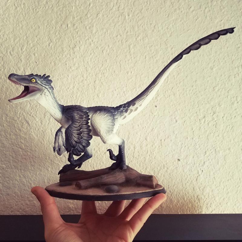 VELOCIRAPTOR de cuerpo completo para impresión 3D