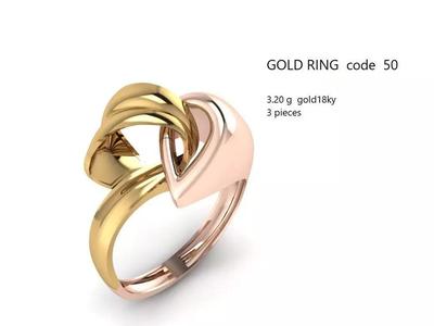 woman gold ring
