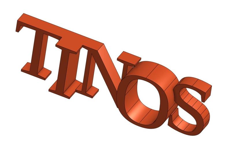 FONT TINOS ATTACHED LETTERS OFFICE DECO