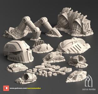 The Plains of Tursk, Techno-Nomad Graveyard