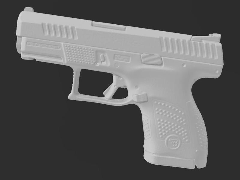 3D SCANNING CZ P10S GUN MOLD KYDEX HOLSTER