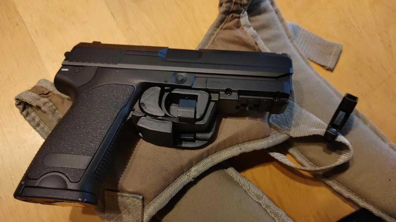 CM125 Triggerguard Holster - Molle PLate