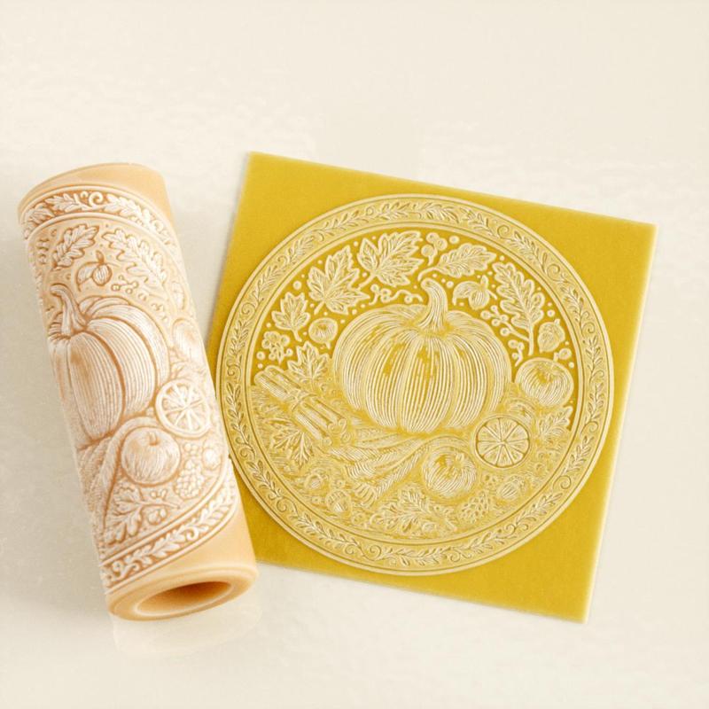 Autumn Harvest Pumpkin Texture Roller