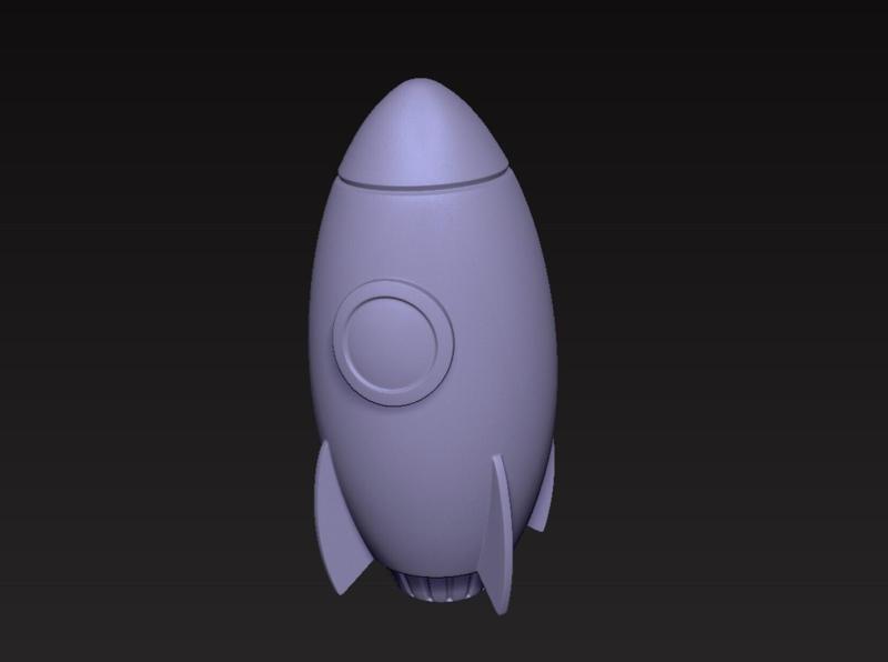 Cartoon Rocket