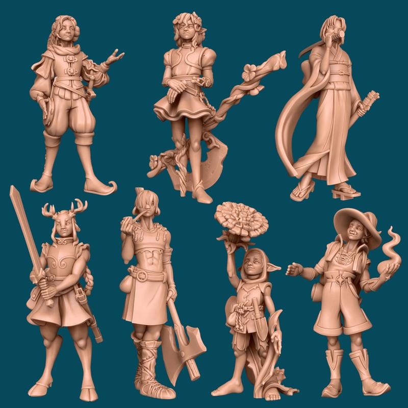 Summer 2025 dnd miniature pack