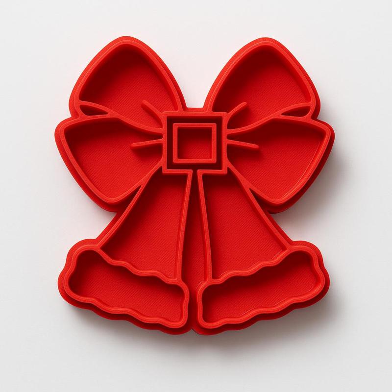 CHRISTMAS BOW COOKIE CUTTER