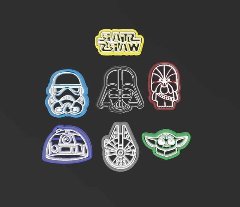Star Wars, Cookie Cutter Set 60 mm